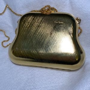 Metallic Gold  Pierre Cardin Clutch/ Shoulder Bag